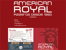 Tablet Screenshot of americanroyal.es